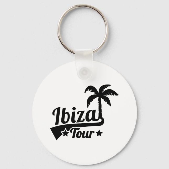 Ibiza tour keychain (Front)