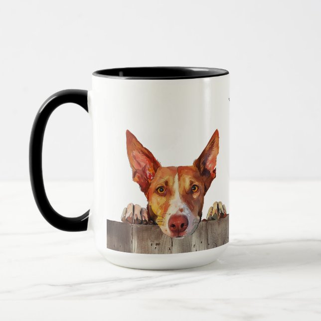 Ibizan Hound Chig Mug (Gauche)