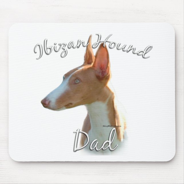 Ibizan Hound Dad 2 Mouse Pad (Front)
