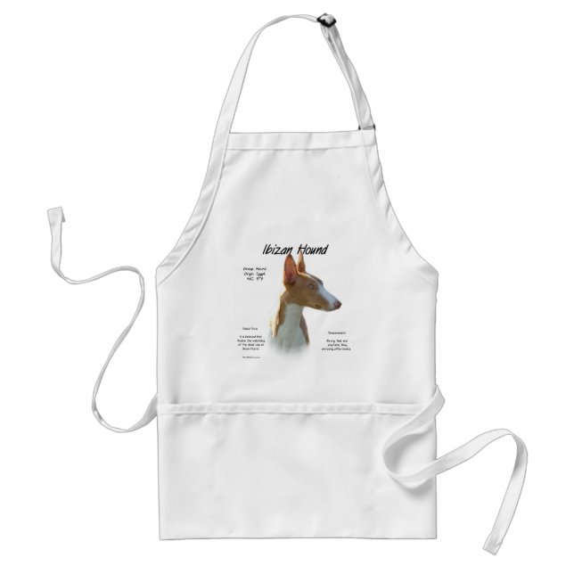 Ibizan Hound History Design Standard Apron (Front)