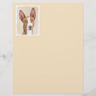 Ibizan Hound Painting - Cute Original Dog Art