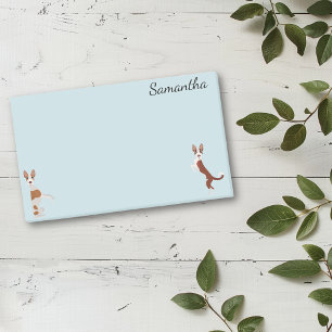 Ibizan Hound Podenco Personalized Post-it Notes