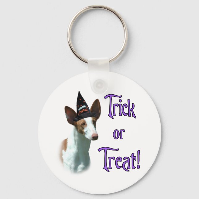 Ibizan Hound Trick Keychain (Front)
