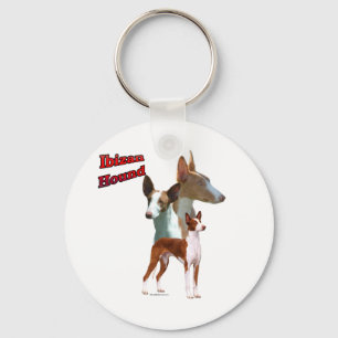 Ibizan Hound Trio 2 - Keychain