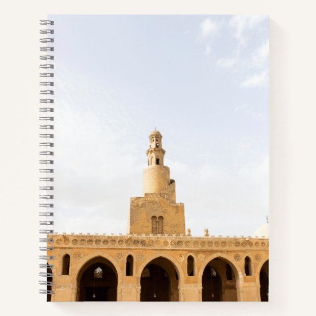 ibn tulun mosque in Cairo,Egypt Notebook (Front)