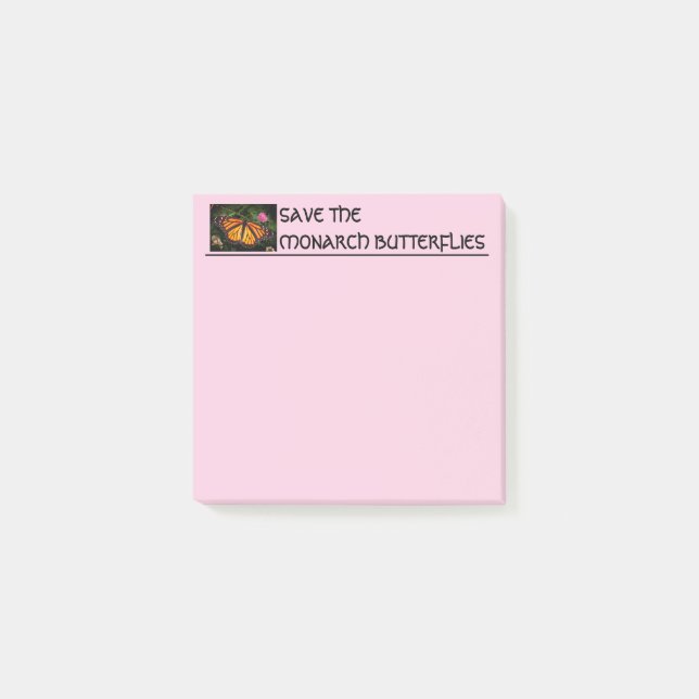 IBONELTD. MONARCHS POST-IT NOTES (Front)
