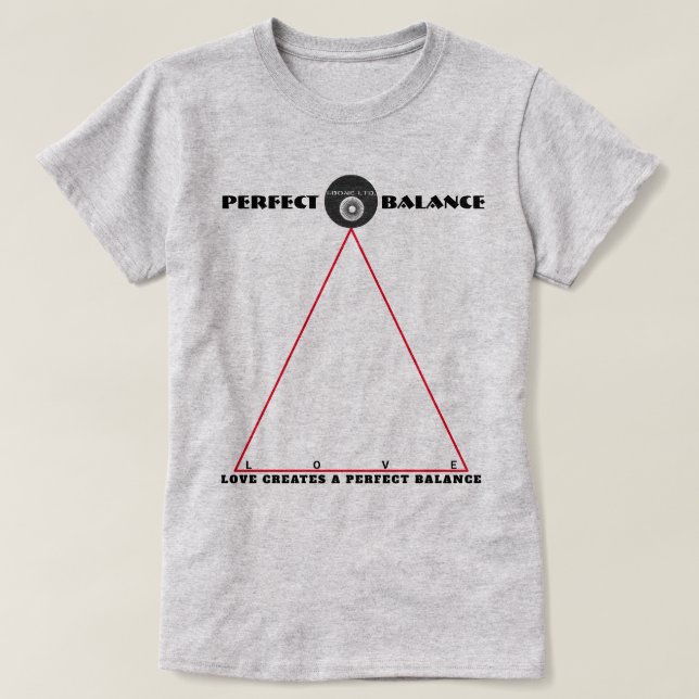 IBONELTD. PERFECT BALANCE 4 T-Shirt (Design Front)