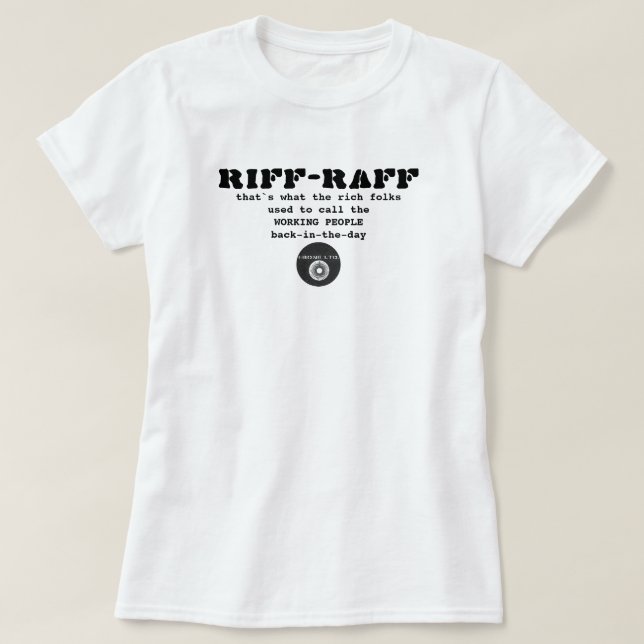 IBONELTD. RIFF-RAFF a T-Shirt (Design Front)