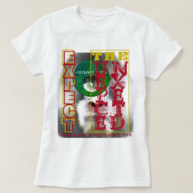IBONELTD. T-SHIRT S'ATTEND À CE QUE LE (Design devant)