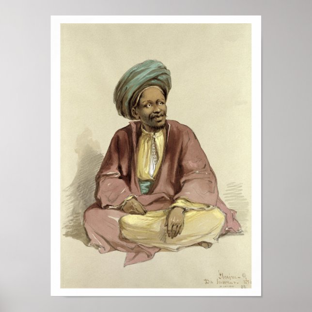 Ibrahim - from Sunnar, 1856 Poster (Front)