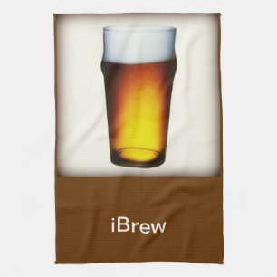 iBrew Ale Glass Kitchen Towel