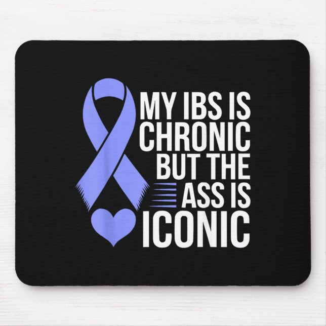 Ibs Awareness Month Irritable Bowel Syndrome Mouse Pad (Front)