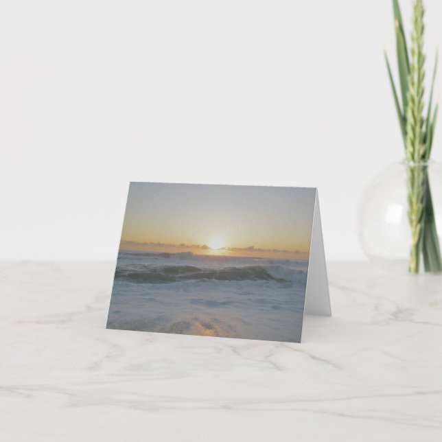 IBSP Sunrise Ocean Note Card (Front)