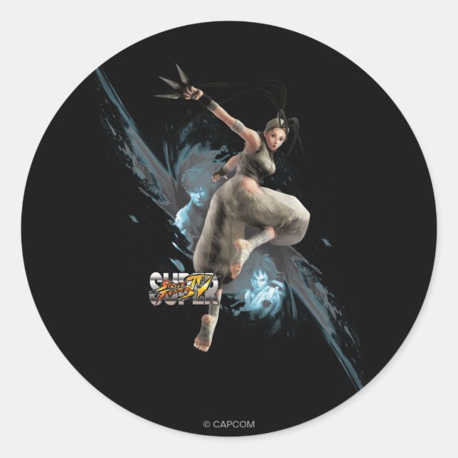 Ibuki Classic Round Sticker (Front)