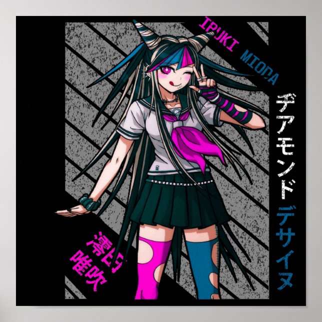 Ibuki Mioda  Super DanganRonpa 2 Poster (Front)