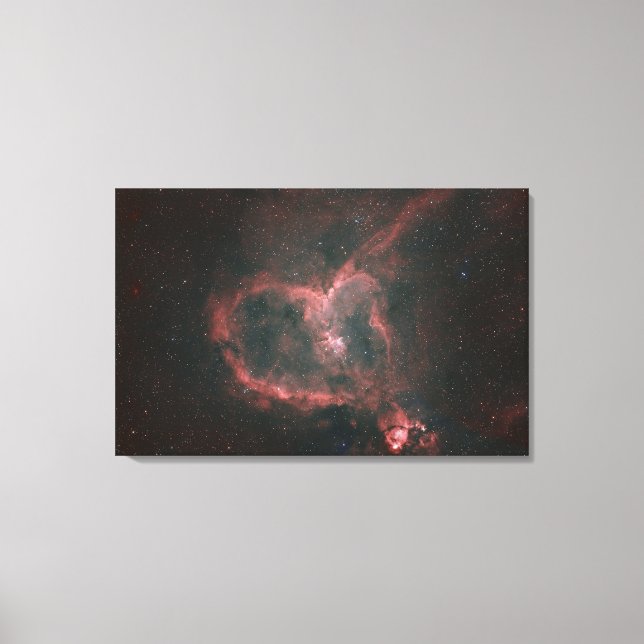 IC1805, The Heart Nebula Canvas Print (Front)