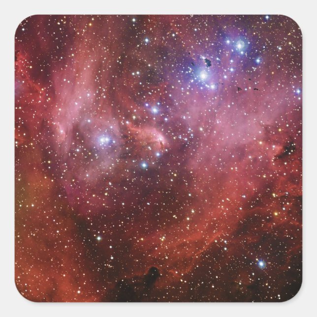 IC 2944 Running Chicken Nebula Lambda Cen Nebula Square Sticker (Front)