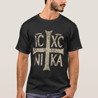 IC XC NIKA Cross Christogram Orthodox Christian  T-Shirt