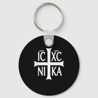 IC XC NIKA Cross T-Shirt Eastern Christian Greek T Keychain