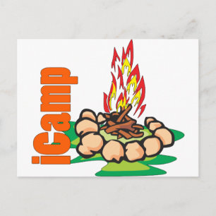iCamp Camping Shirt Postcard