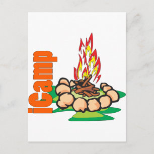 iCamp Camping Shirt Postcard