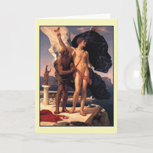 Icarus and Daedalus by Frederick Leighton Card (Front)