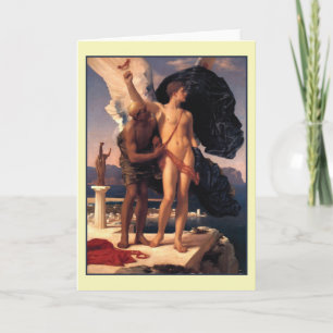 Icarus and Daedalus by Frederick Leighton Card