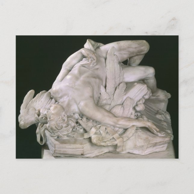 Icarus Falling, 1743 Postcard (Front)