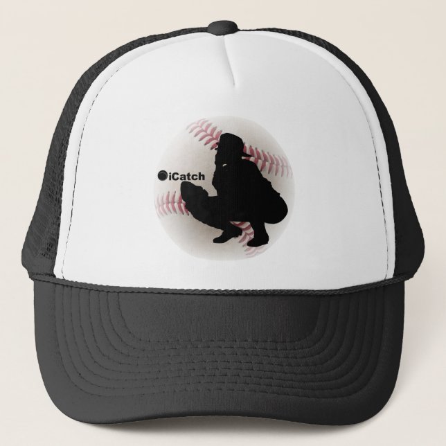 iCatch Baseball Trucker Hat (Front)