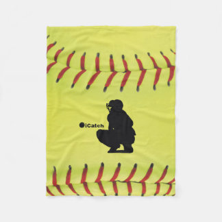 iCatch Fastpitch Softball Fleece Blanket