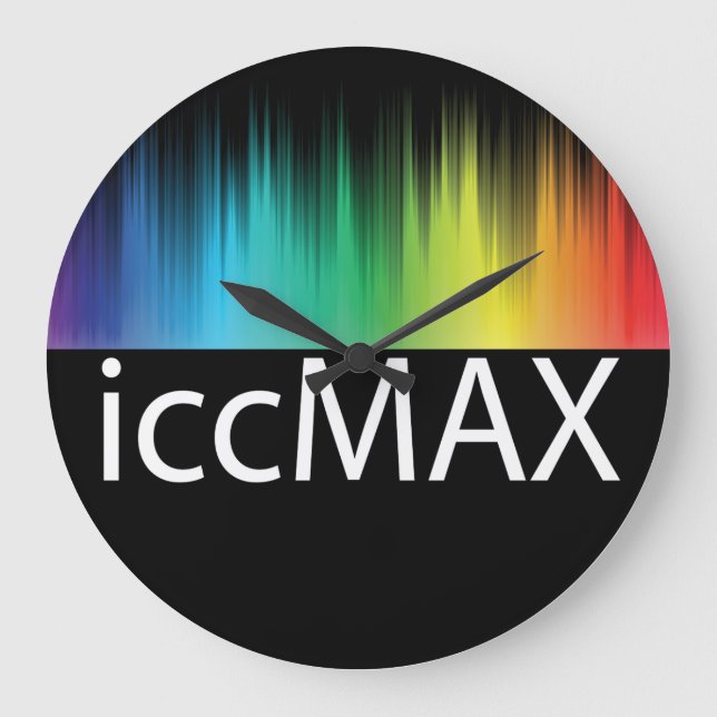 iccMAX clock for a color management enthusiast (Front)