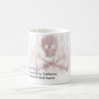ICD-10: T43.612 Poisoning by caffeine, intentional Coffee Mug