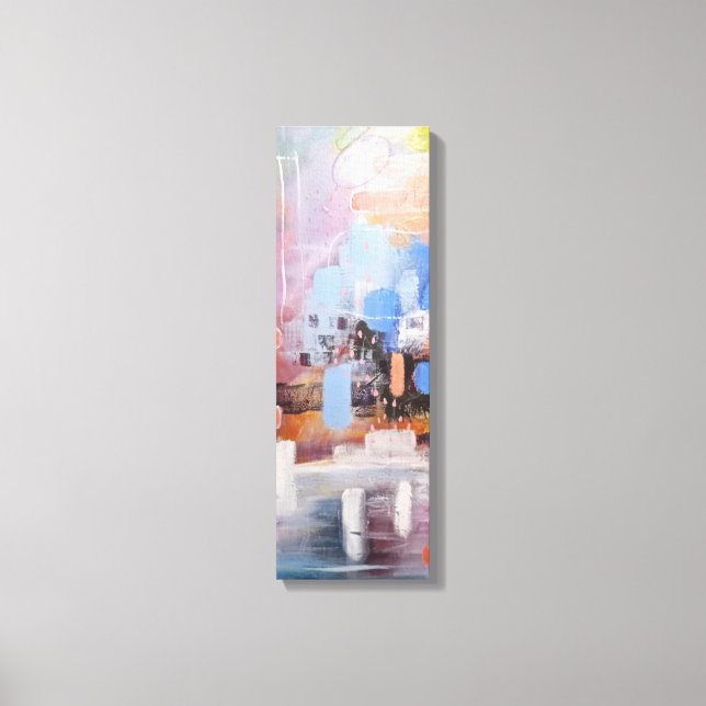 "Ice" Abstract Canvas Print (Front)