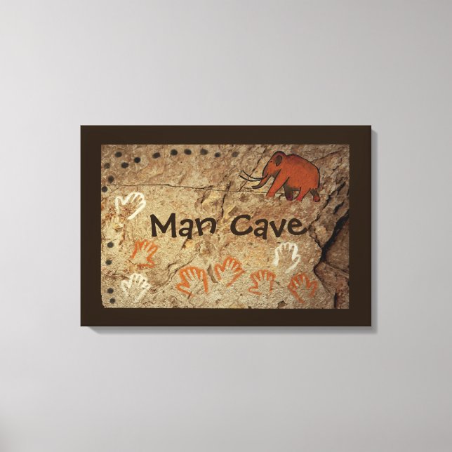Ice Age Cave Art Canvas Print (Front)