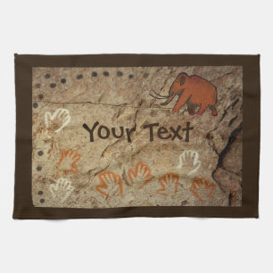Ice Age Cave Art Kitchen Towel