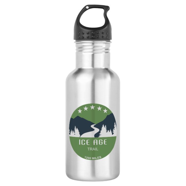 Ice Age Trail 532 Ml Water Bottle (Front)