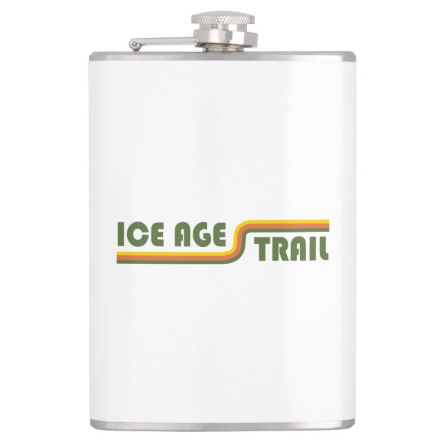 Ice Age Trail Hip Flask (Front)