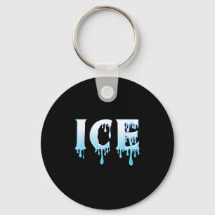 Ice And Fire Halloween Couples Matching Party Cost Keychain
