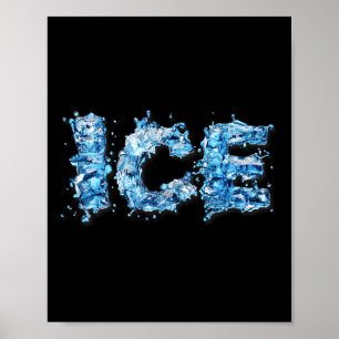 Ice And Fire Halloween Party Costume Couples Famil Poster