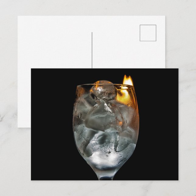 Ice and fire postcard (Front/Back)
