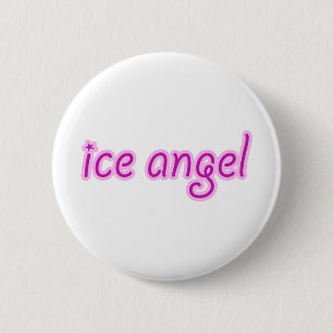Ice Angel 2 Inch Round Button