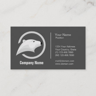 Ice Bear Logo - Professional Business Card