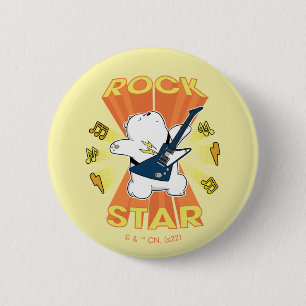 Ice Bear - Rock Star 2 Inch Round Button