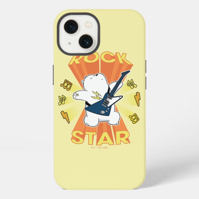Ice Bear - Rock Star iPhone Case (Back)