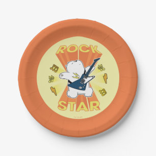 Ice Bear - Rock Star Paper Plate
