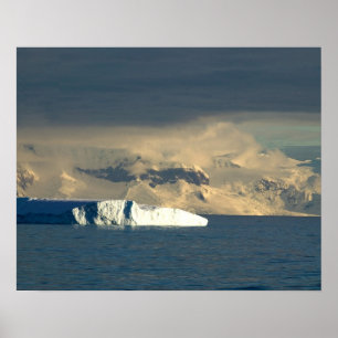 Ice Berg in the starts of the Drake Passage just Poster