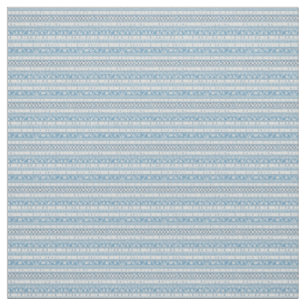 Ice Blue Fair Isle Nordic Knit Pattern Fabric