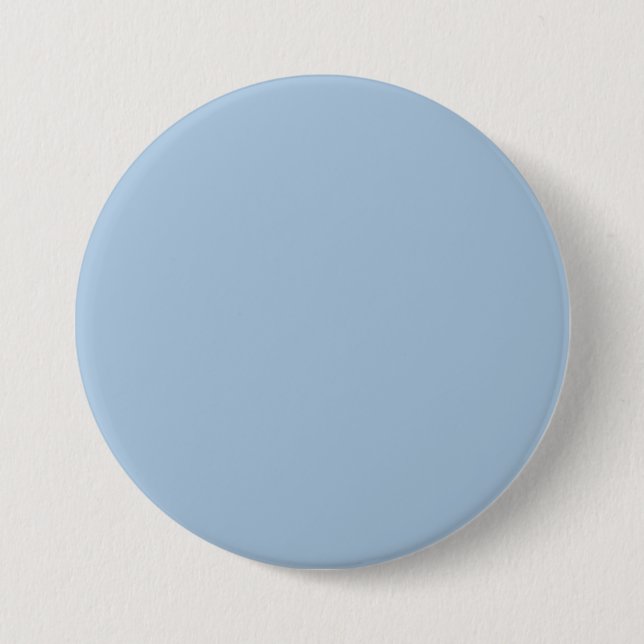 Ice Blue Light Baby Solid Trend Colour Background 3 Inch Round Button (Front)