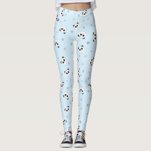 Ice Blue Panda Leggings LEggings Baby4life