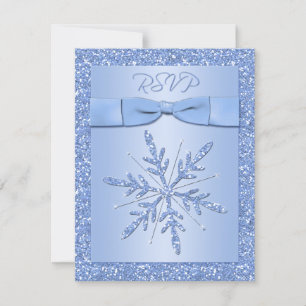 Ice Blue RSVP Card (NOT to use with Square Invite)